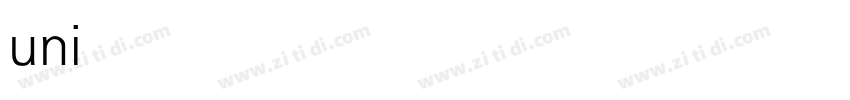 univres light liang字体转换
